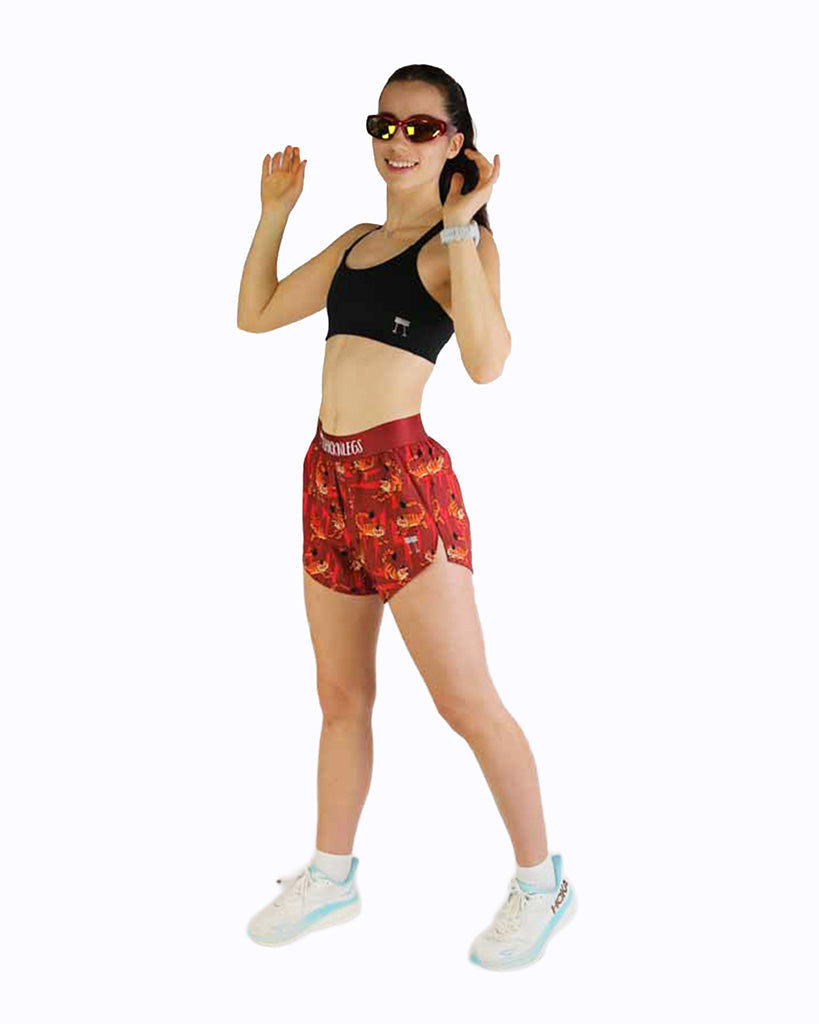 Women's Tigers 4" Split Shorts