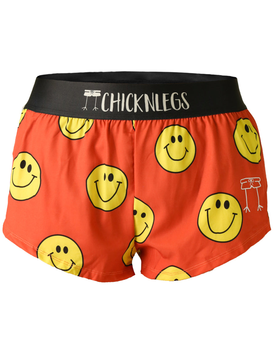 Women's Smiley 1.5" Split Shorts