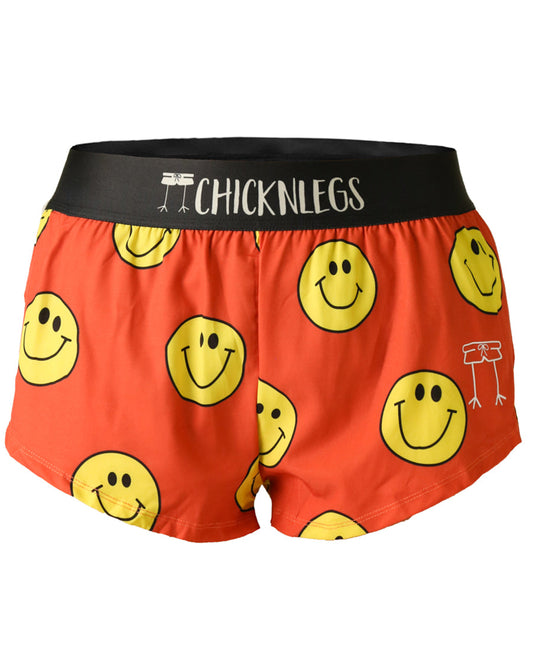 Women's Smiley 1.5" Split Shorts
