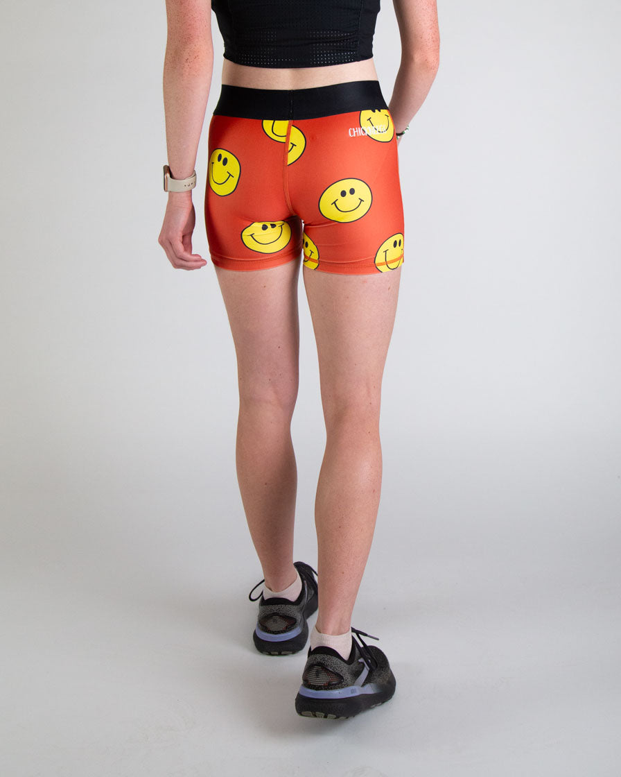 Women's Smiley 3" Race Compression Shorts