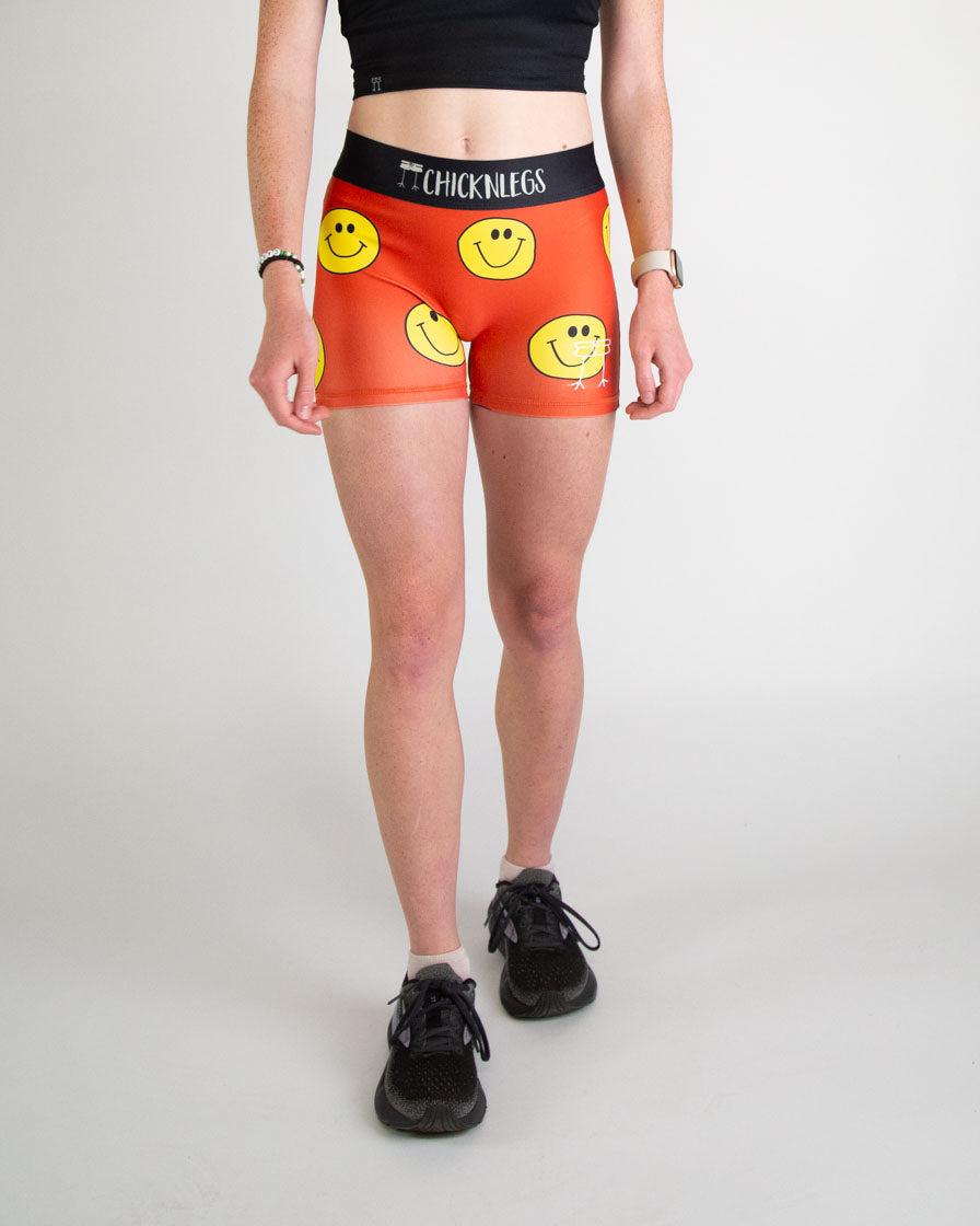 Women's Smiley 3" Race Compression Shorts