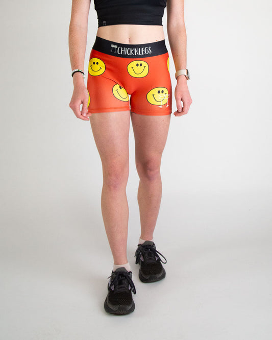 Women's Smiley 3" Race Compression Shorts