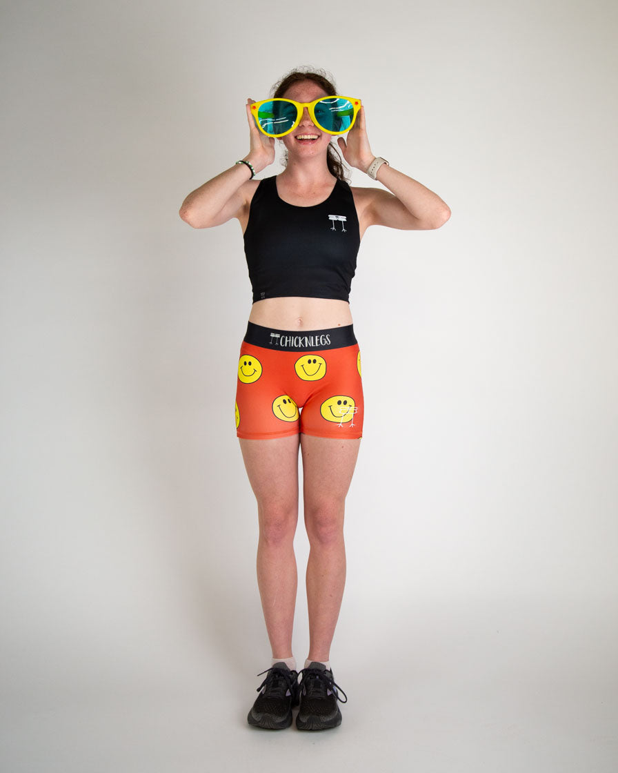 Women's Smiley 3" Race Compression Shorts