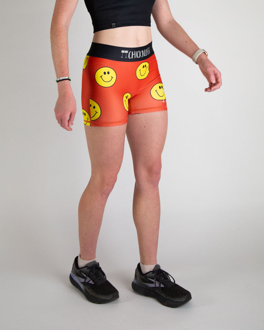 Women's Smiley 3" Race Compression Shorts