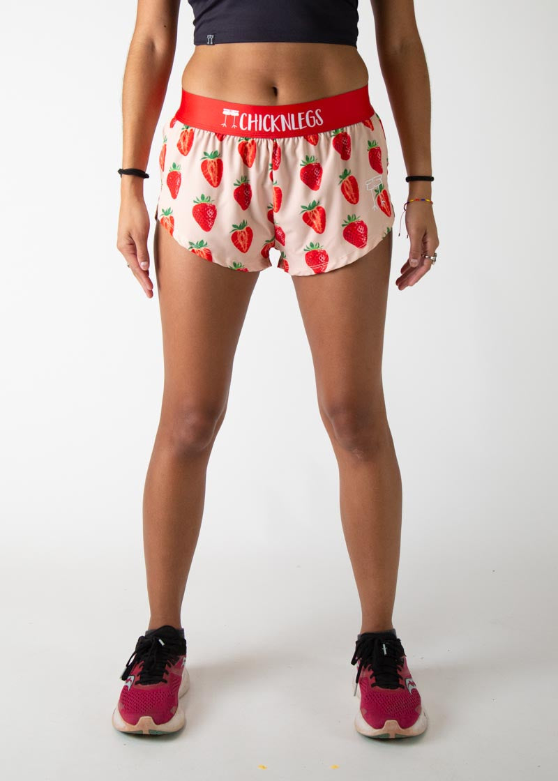 Women's Strawberry Szn 1.5" Split Shorts