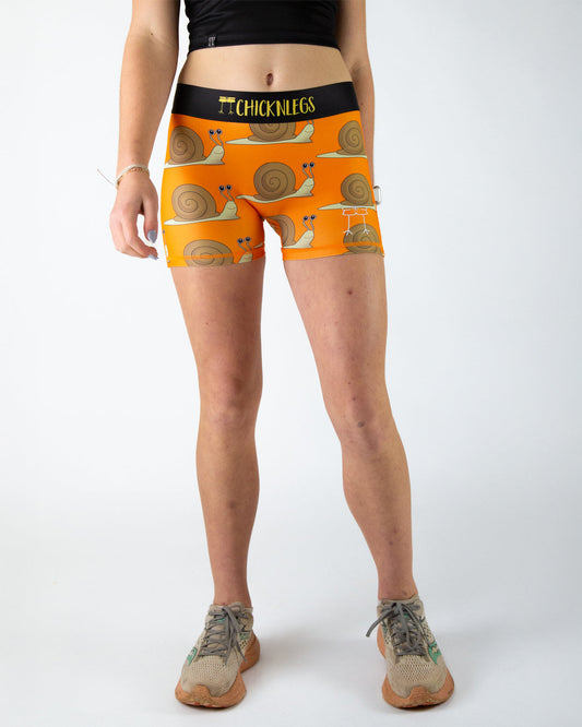 Women's Snail's Pace 3" Race Compression Shorts