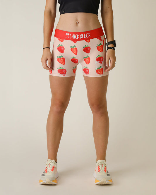 Women's Strawberry Szn 3" Compression Shorts
