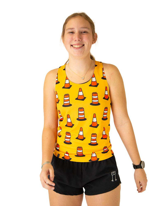 Women's Traffic Cones Performance Singlet