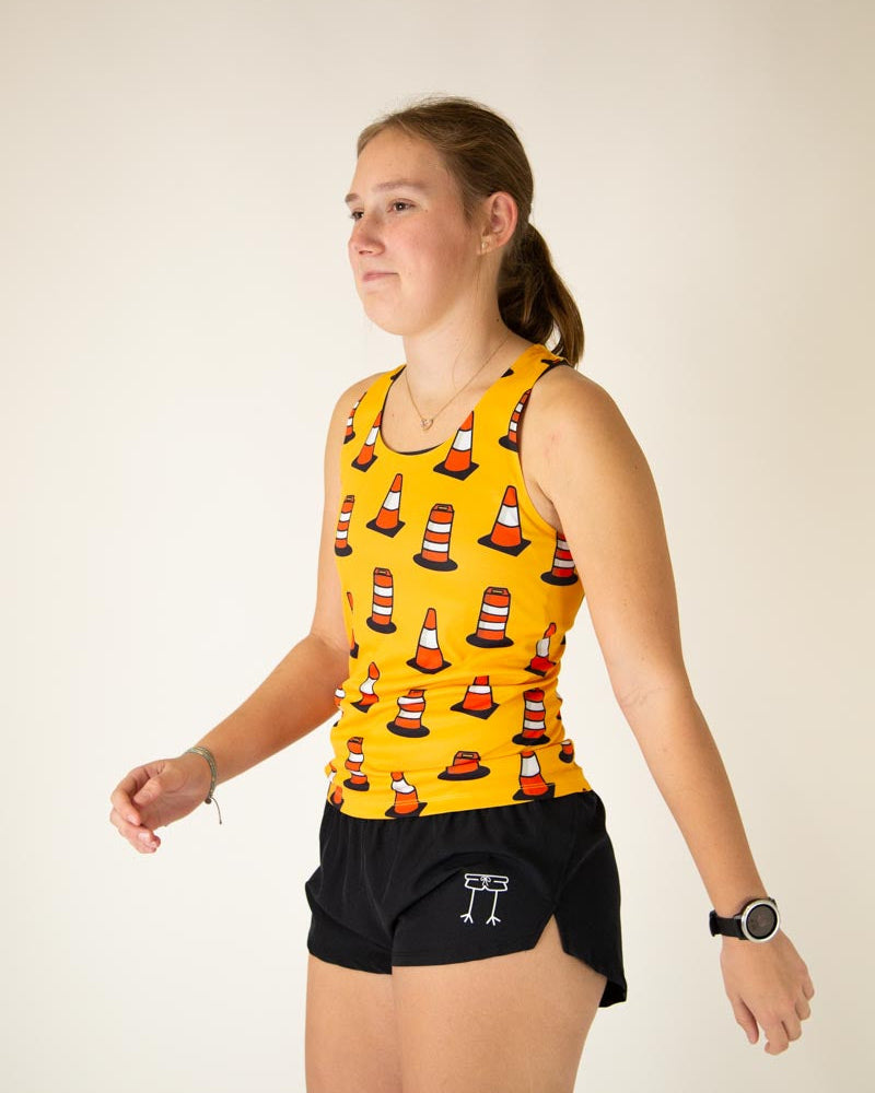 Women's Traffic Cones Performance Singlet