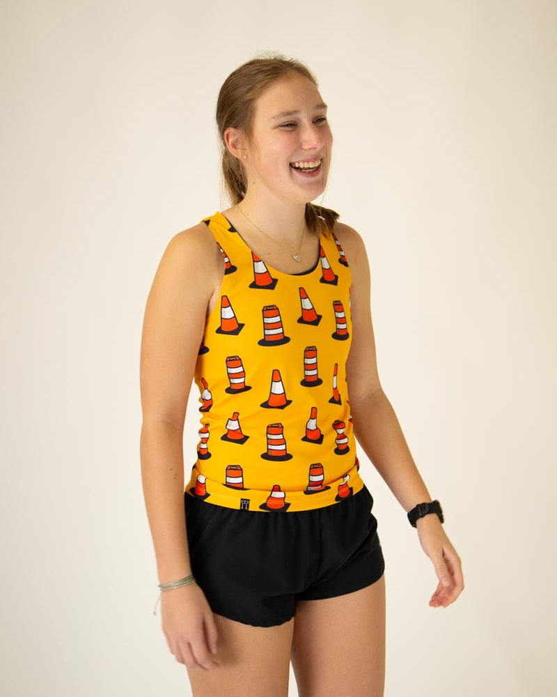 Women's Traffic Cones Performance Singlet